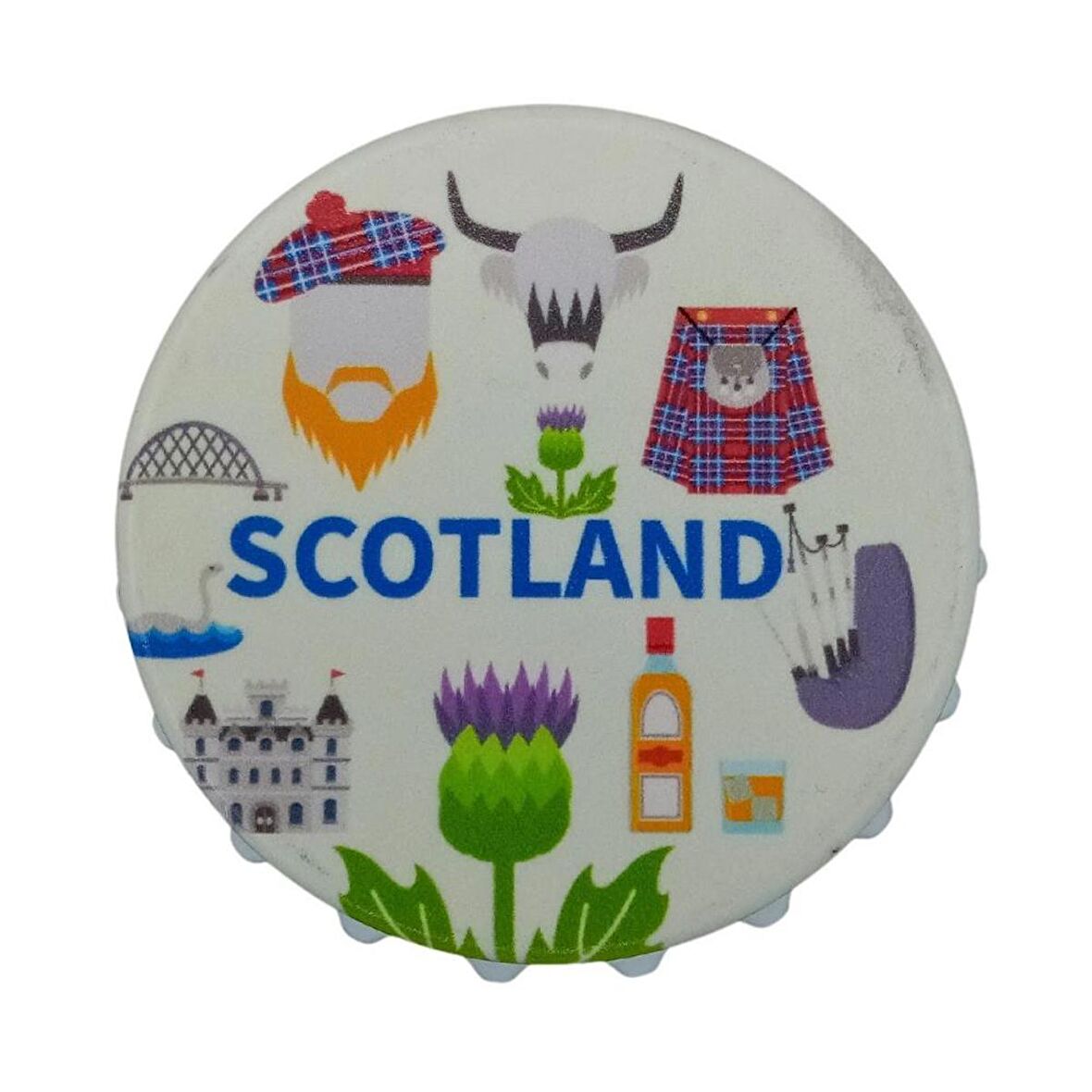 İskoçya Temalı Magnet Kapak Açacak