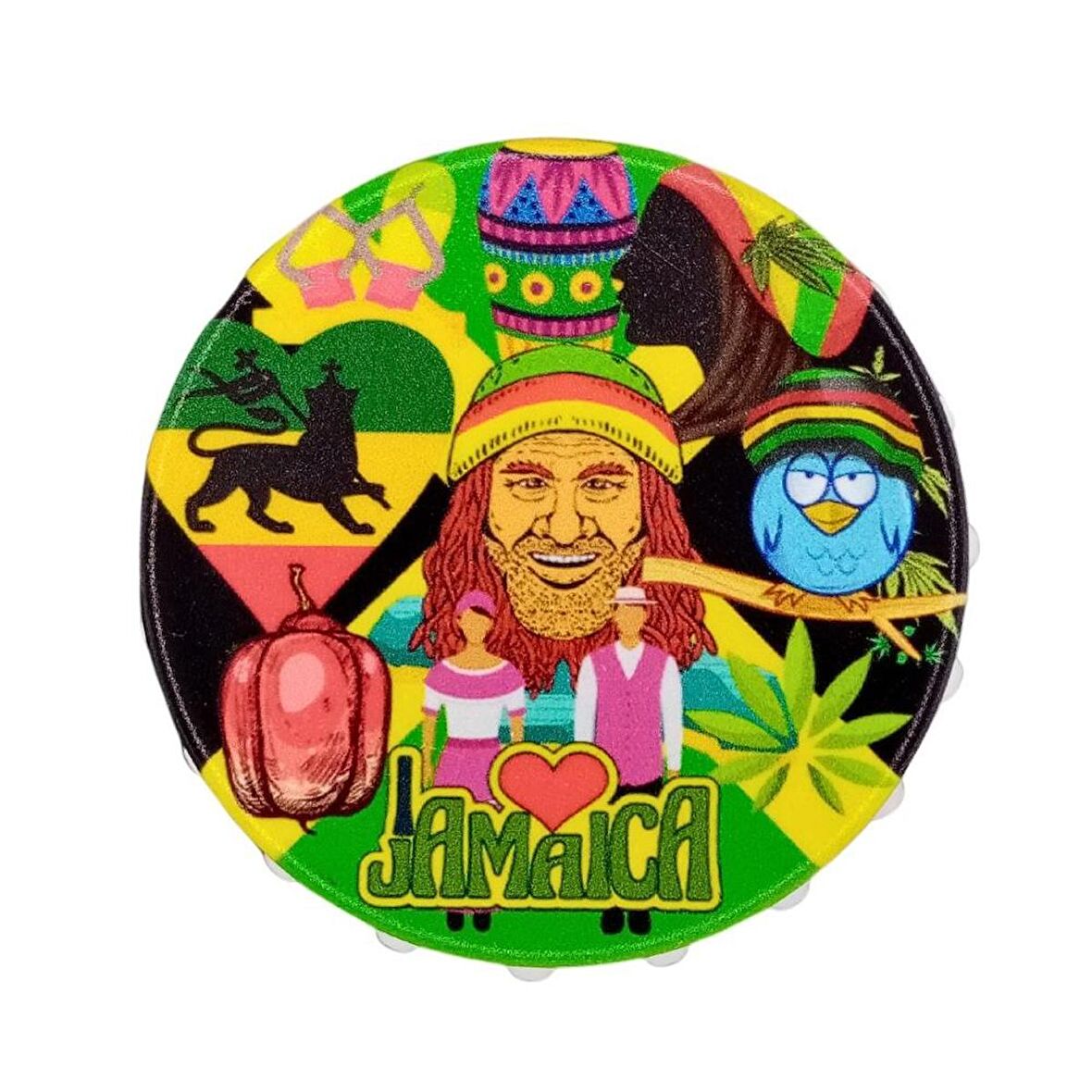 Jamaika Temalı Magnet Kapak Açacak