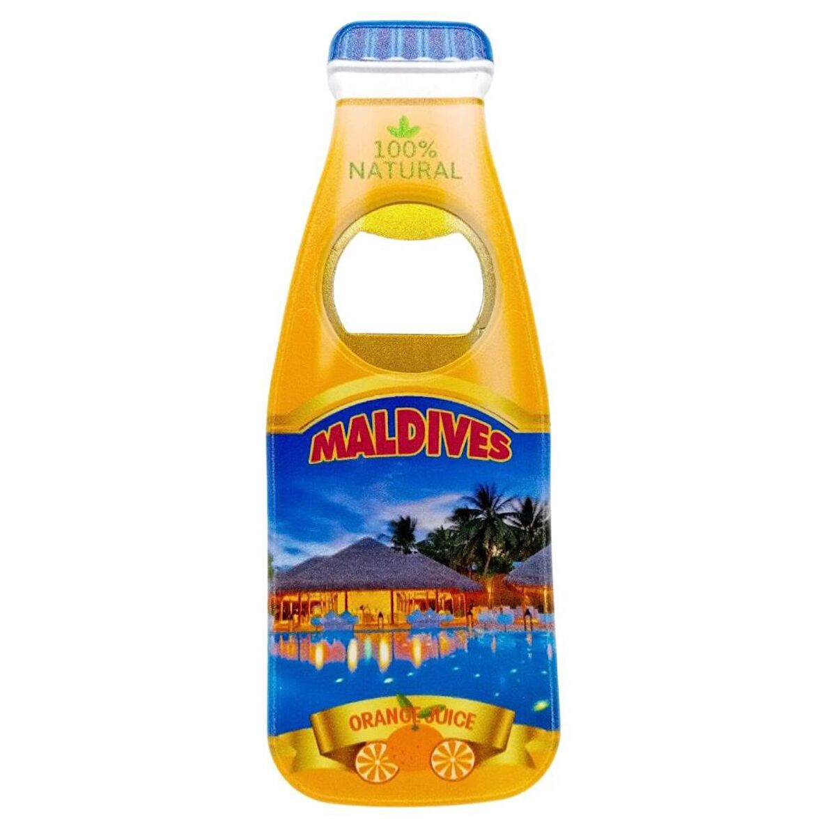 Maldivler Temalı Magnet Şişe Açacak