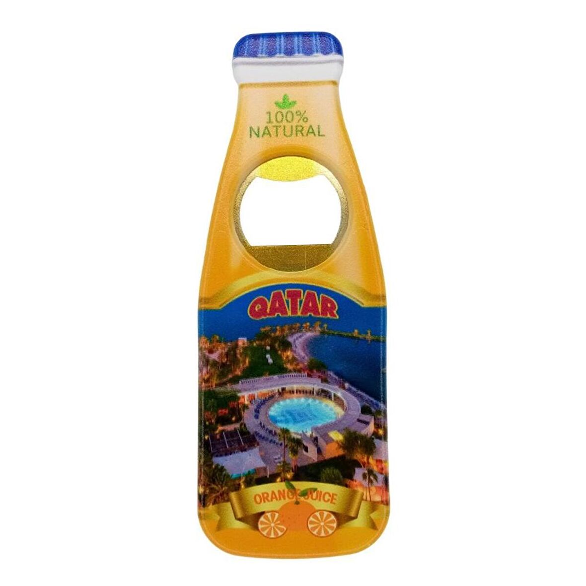 Katar Temalı Magnet Şişe Açacak