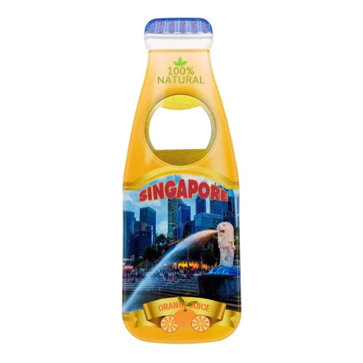 Singapur Temalı Magnet Şişe Açacak
