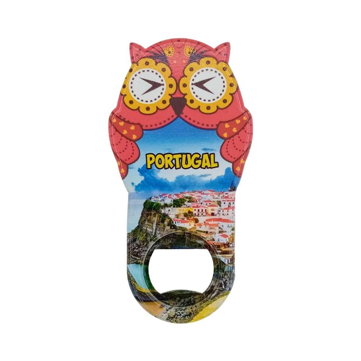 Portekiz Temalı Baykuş Magnet Kapak Açacak