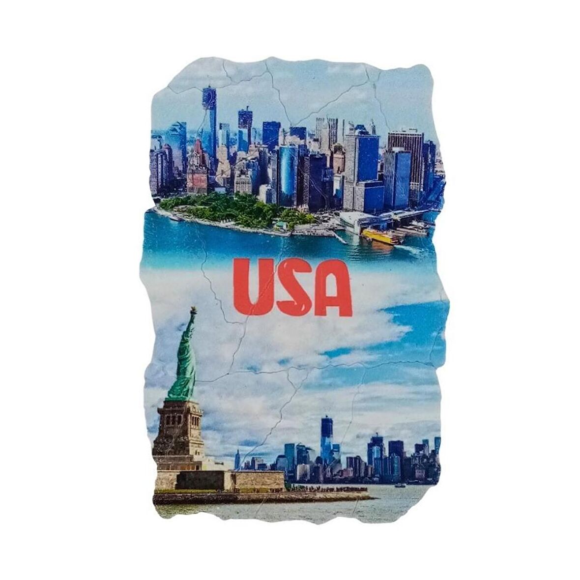 Amerika Birleşik Devletleri Temalı Fresco Magnet