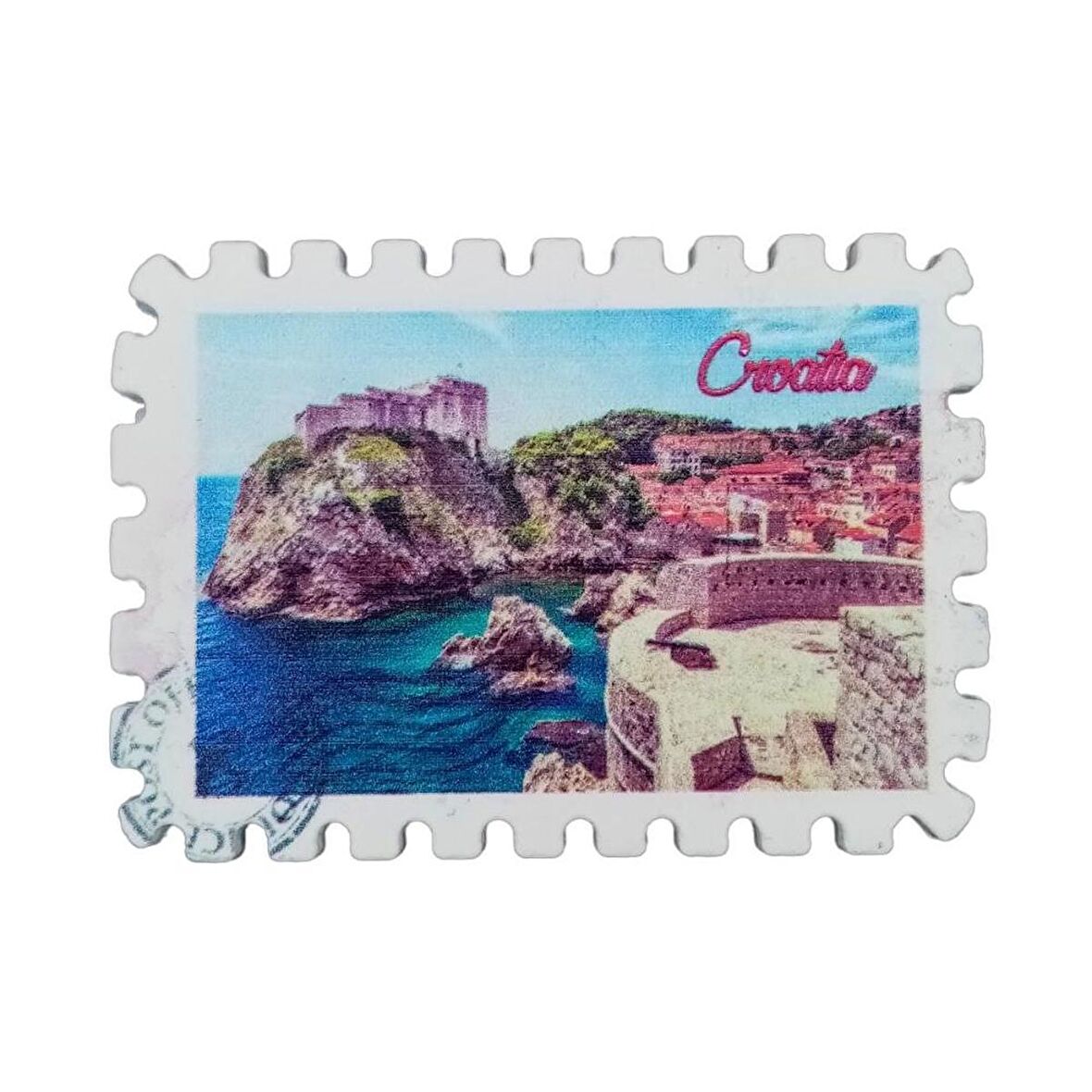 Hırvatistan Temalı Pul Magnet