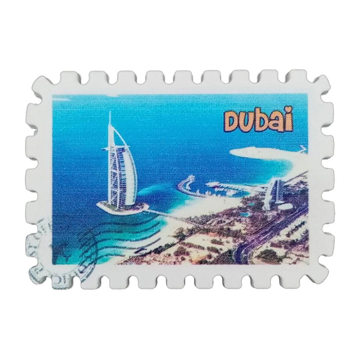 Dubai Temalı Pul Magnet