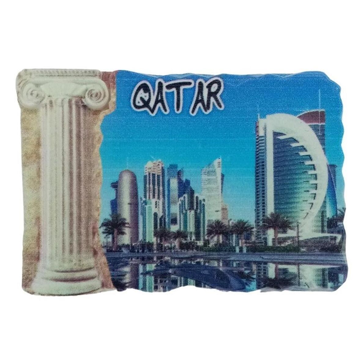 Katar Temalı Sütun Magnet