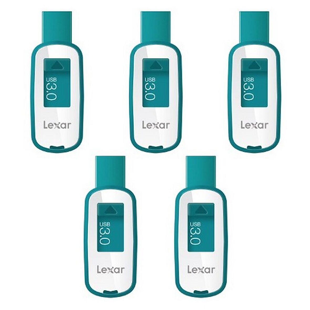 LEXAR 16GB JumpDrive S23 USB 3.0 Flash Bellek (5 Adet)