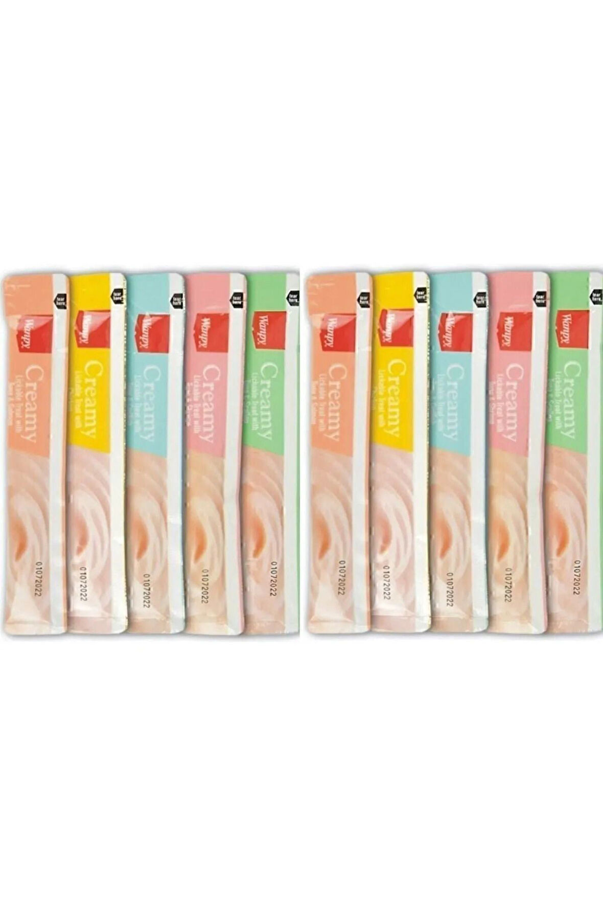 Creamy Cat Treat Karışık Krema Sıvı Kedi Ödül Maması 14 gr X 10 Adet