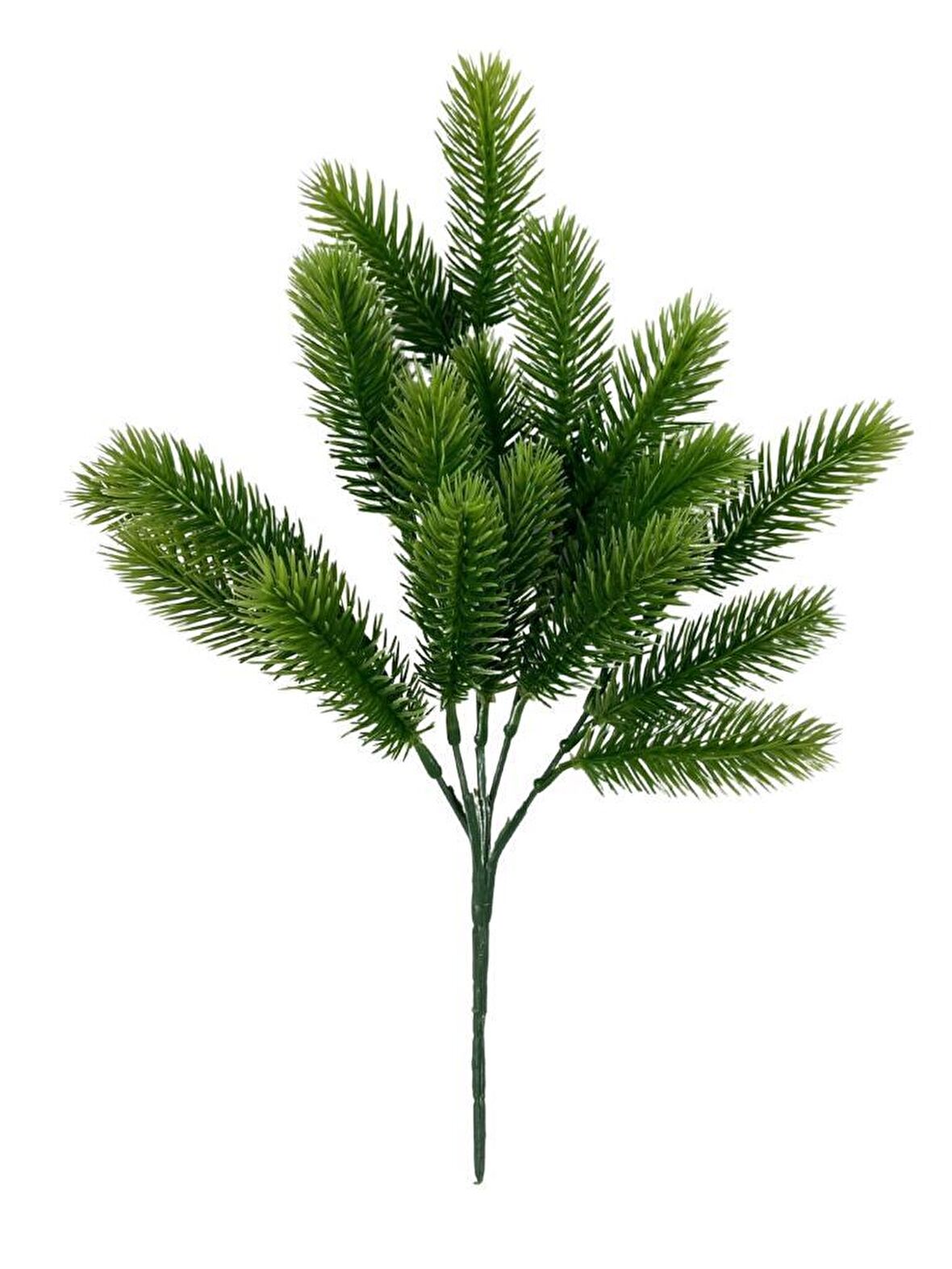 Yapay Çiçek Ponpon Çam Garnitür Aradal Dekoratif Yapay Bitki 30cm