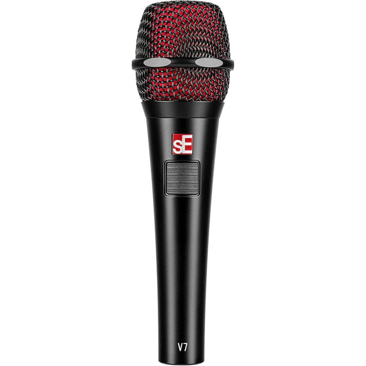 sE Electronics V7 PTT Supercardioid Talkback Dynamic Handheld Vokal Mikrofonu (Siyah)
