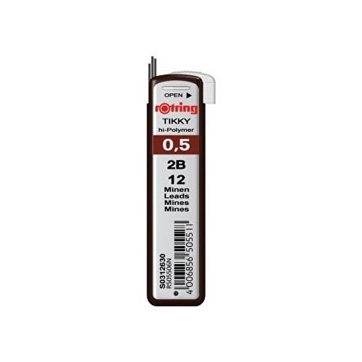 Rotring Kurşun Kalem Ucu 0.5 2B 10 Adet