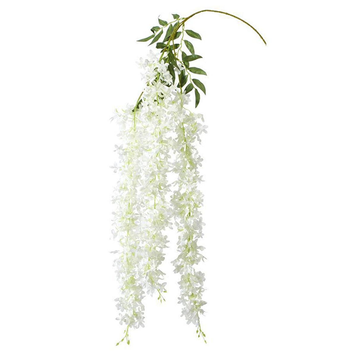 Yapay Çiçek Sarkan 4 Dallı Akasya 70cm BEYAZ