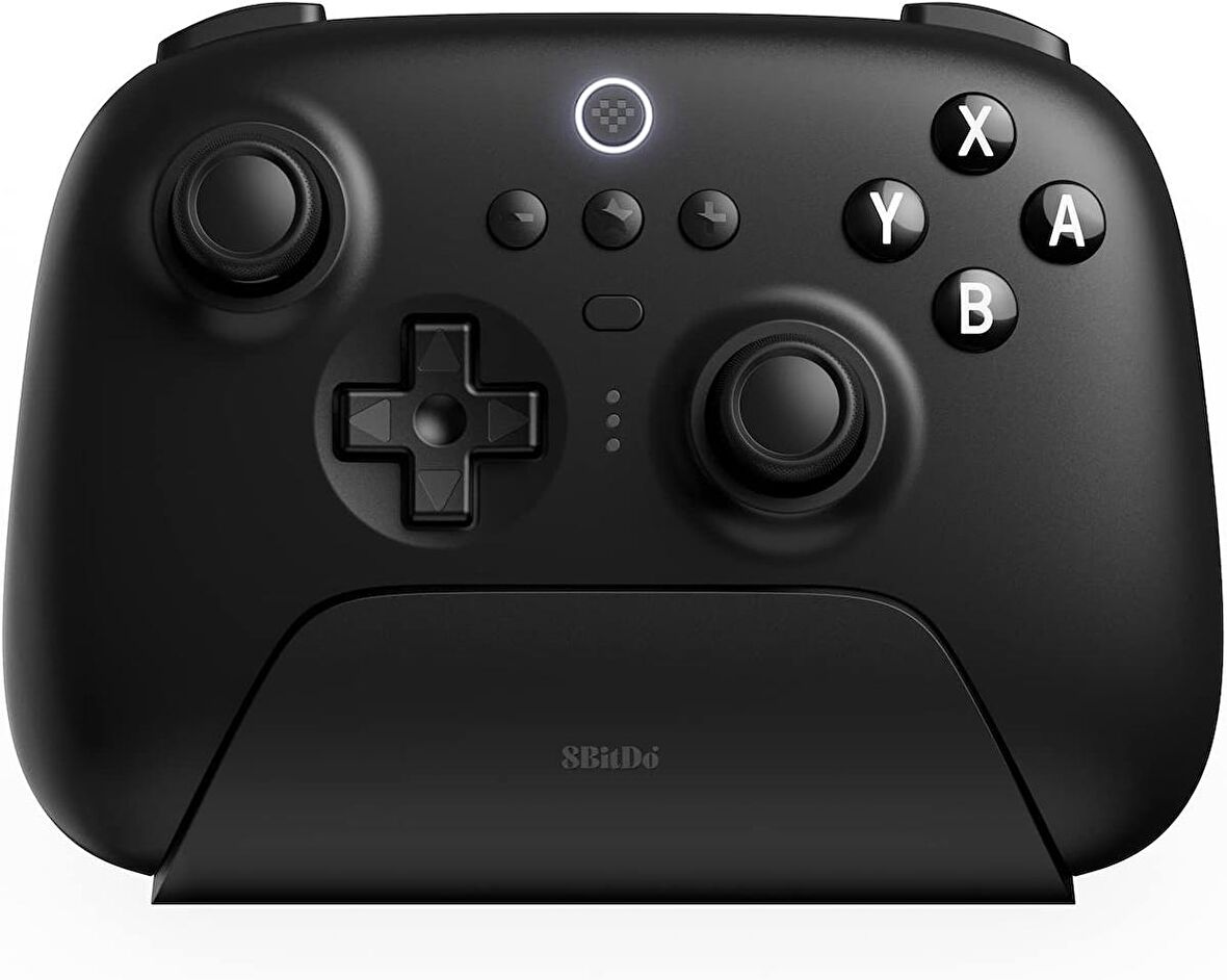 8BitDo Pro Controller Ultimate Bluetooth & 2.4g Siyah Nintendo Switch Oled Uyumlu Ve Şarj Dock