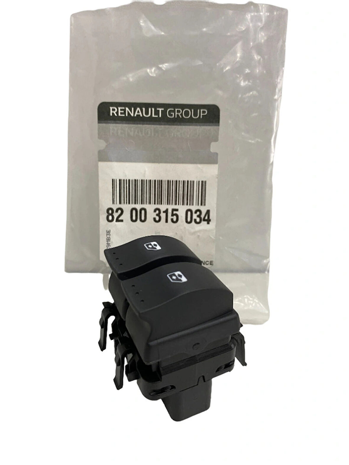 Sol Ön Cam Açma Kapama Anahtarı Renault Megane 2 ( Çiftli -Siyah Soket ) 8200315034 MAİS