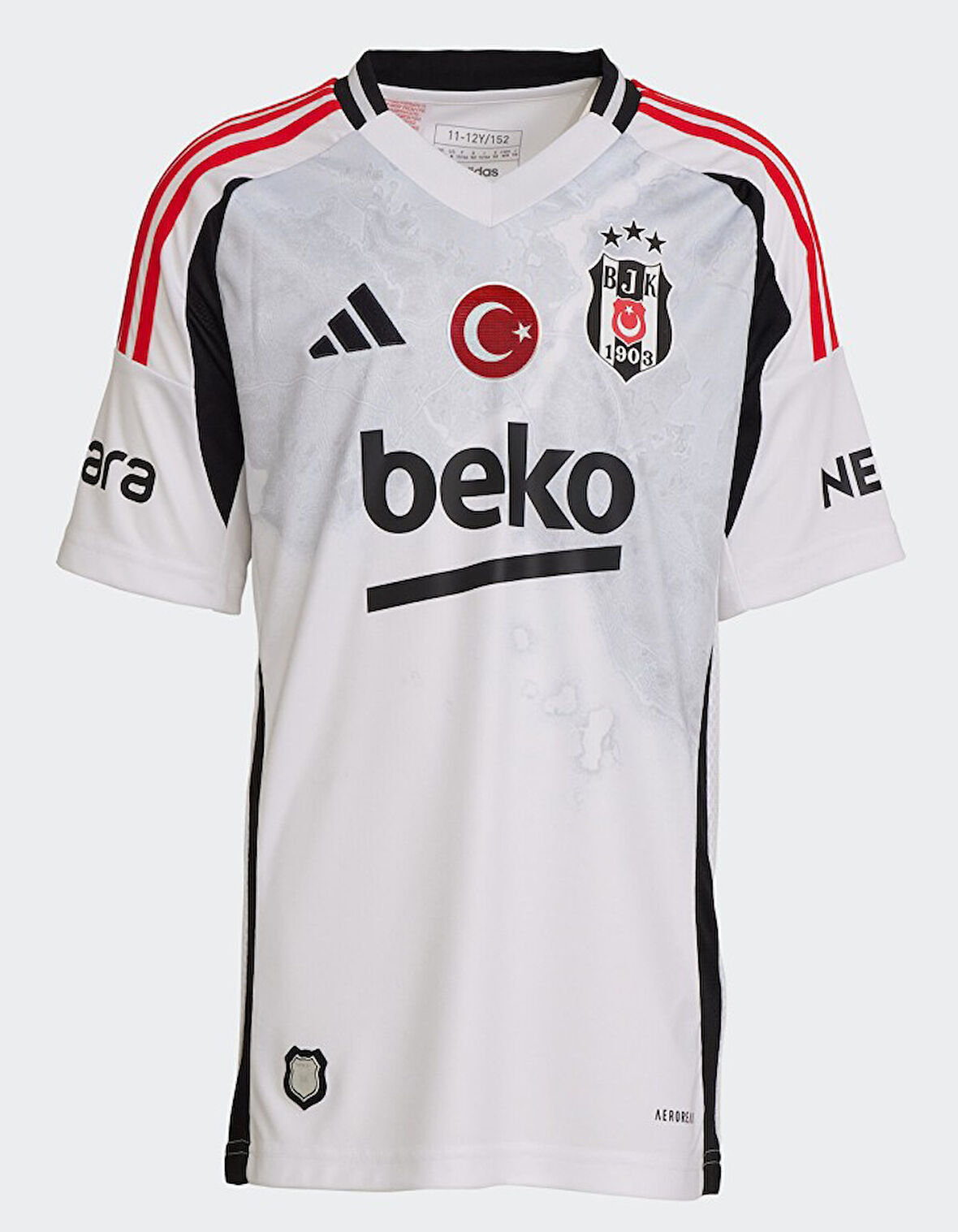 Beşiktaş B00144 Çocuk 3.cü Jr Forma 2024-2025 - Beşiktaş - Beyaz - ST00144-Beyaz-152