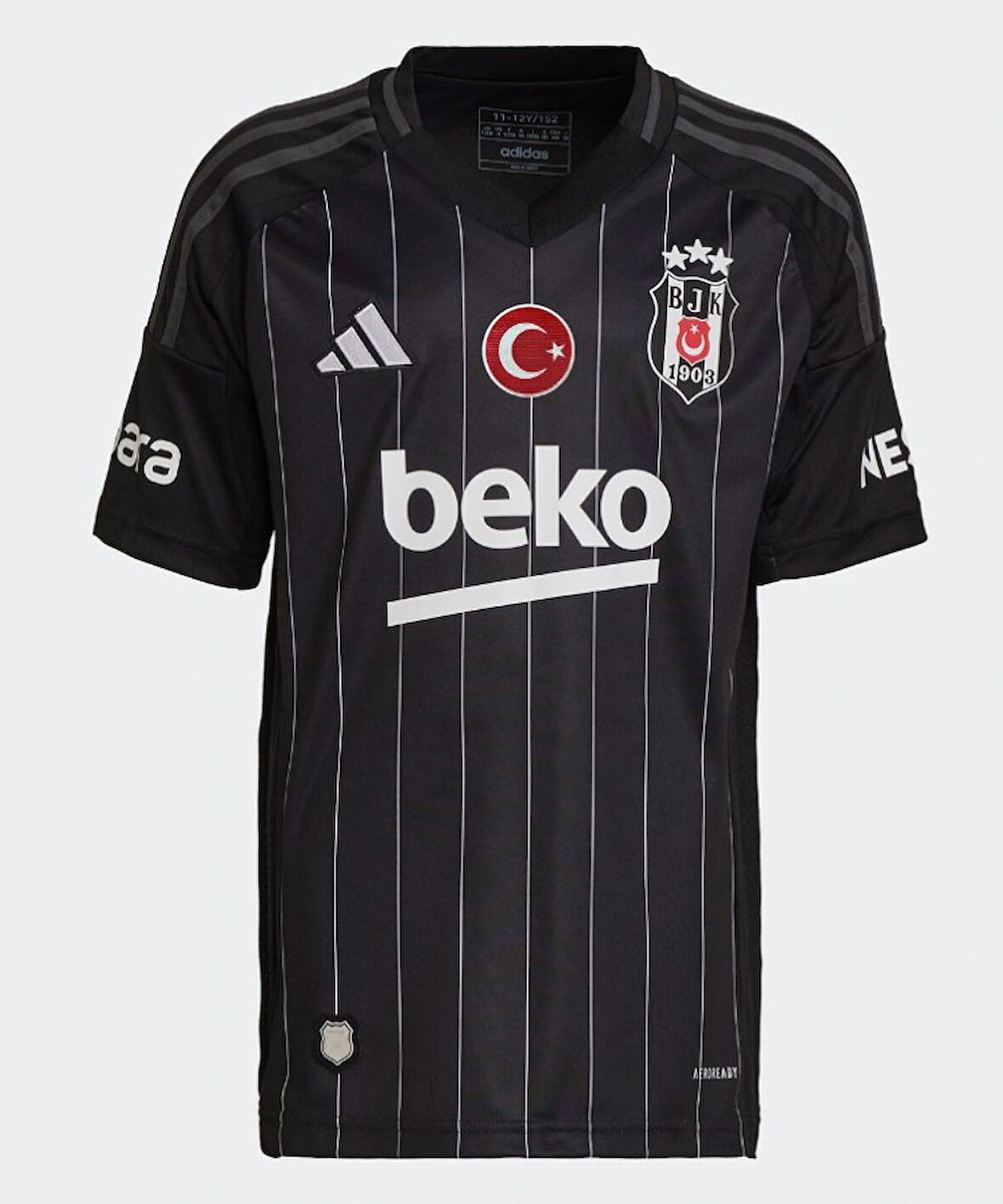 Beşiktaş B00145 Dış Saha Deplasman  Jr Forma 2024-2025 - Beşiktaş - Siyah - ST00145-Siyah-L