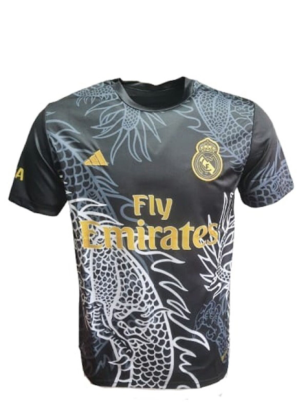 Ronaldo Real Madrid R00132 Dragon (Ejderha) Desenli Forma 2023-2024 - Siyah - ST00132-Siyah-XL