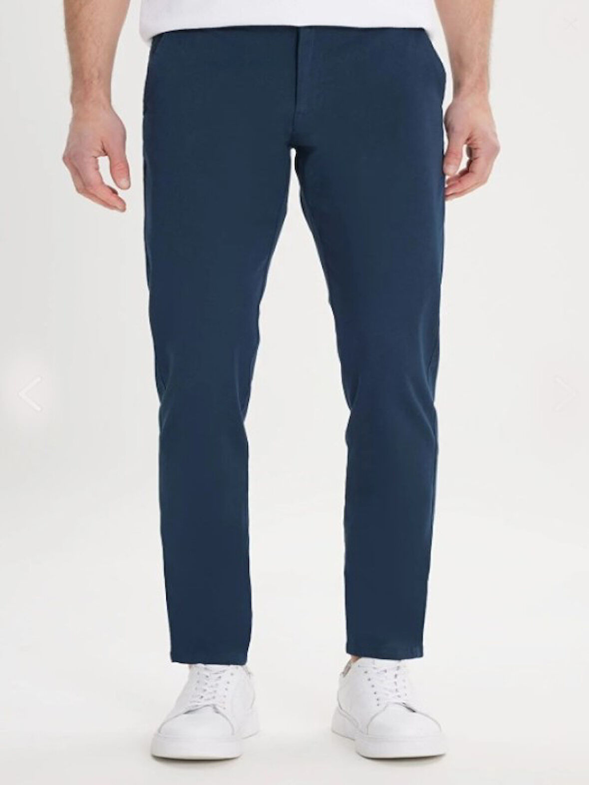 Heredot 30134 Erkek Slim Fit Chino Keten Pantolon - Heredot - Lacivert - ST01613-Lacivert-30