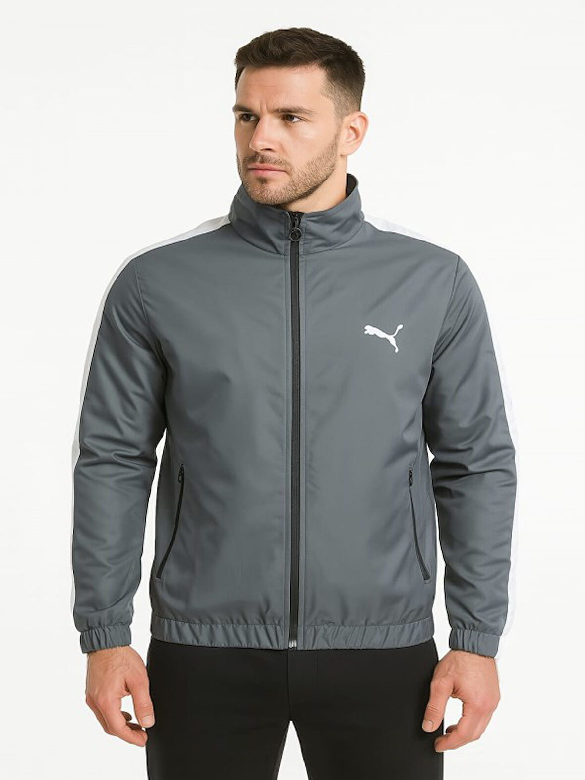Puma P02020 Erkek Teamgoal All Weather Paraşüt Yağmurluk - Puma - P02020 - Antrasit - ST01643-Antrasit-XXL