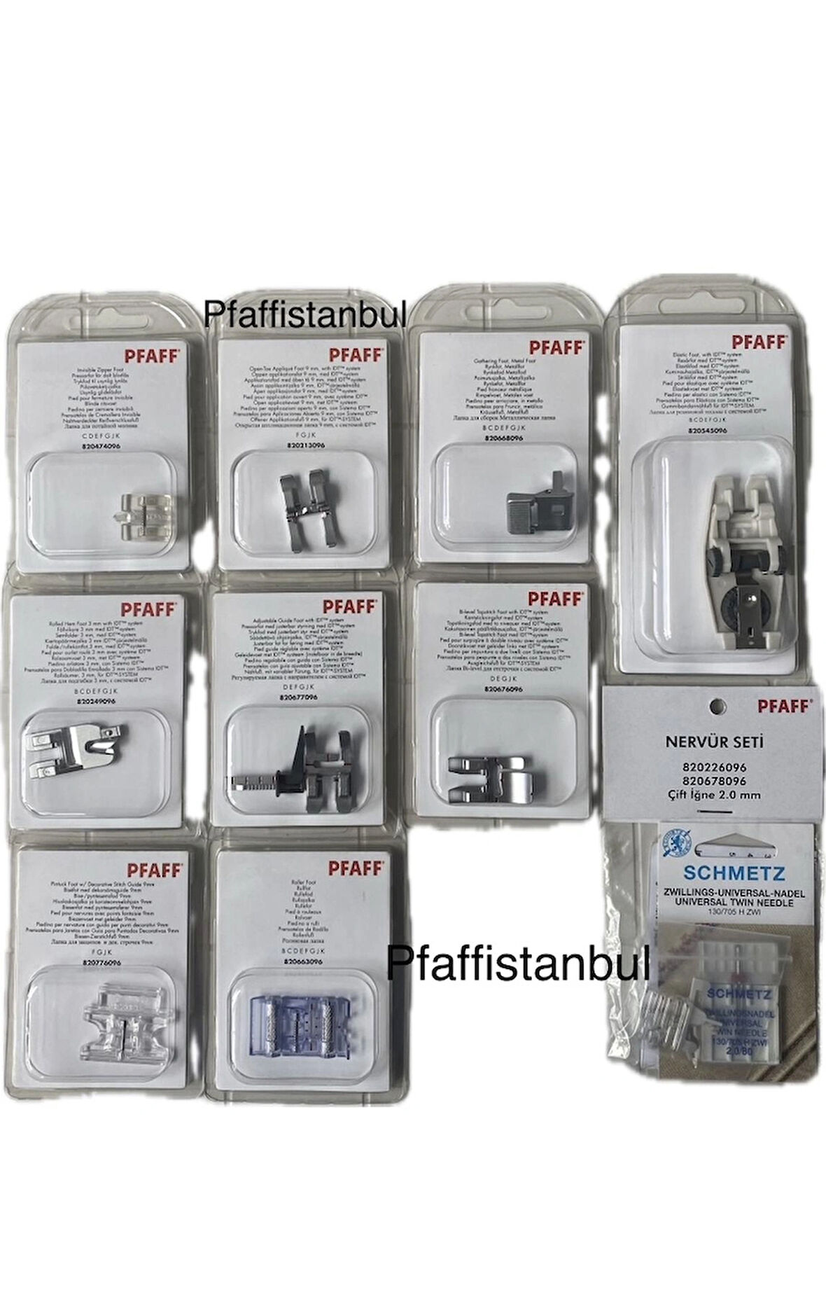 Pfaff  AYAK SETİ 10'LU