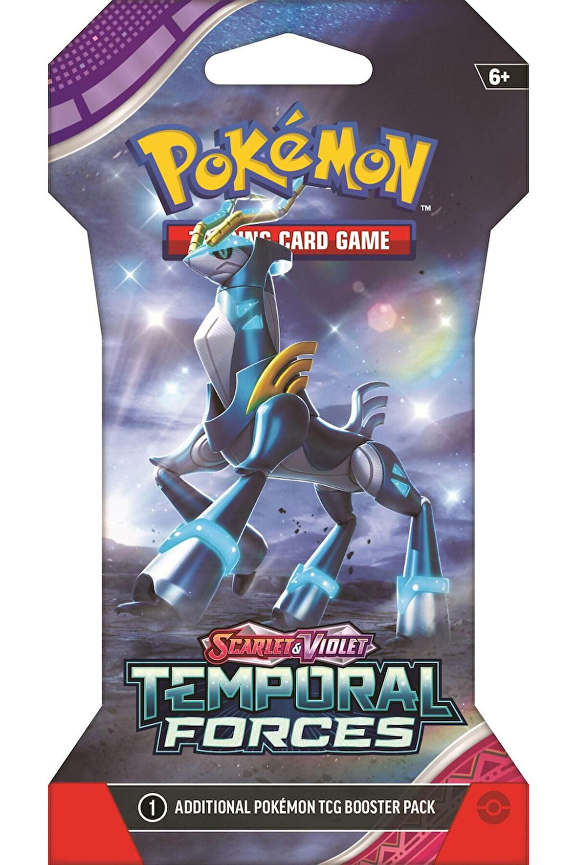 Pokemon Tcg Scarlet Violet Temporal Forces Sleeved Tek Booster Paket