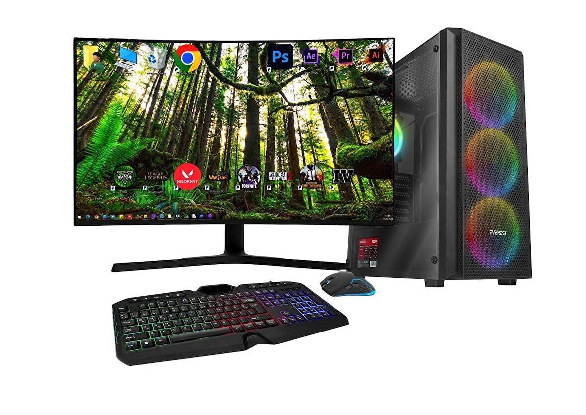 Avantron Gmx7259 İ7 12.Nesil 12700K 32Gb Ddr4 1Tb M2 Nvme 6Gb Gtx1660Tı "31.5 165Hz Oyun PC