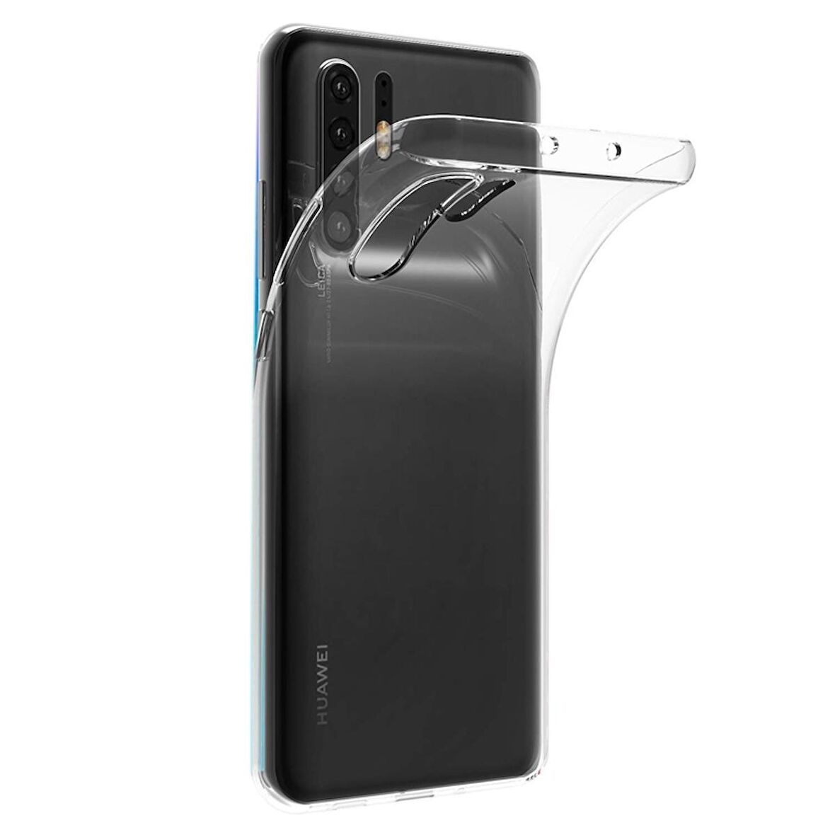 Gpack Huawei P30 Pro Kılıf Süper Silikon KorumaFull Kapatan Cam