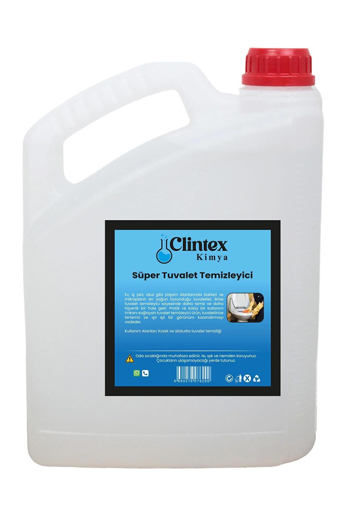 Clintex Kimya Süper Tuvalet Temizleyici 3 Lt