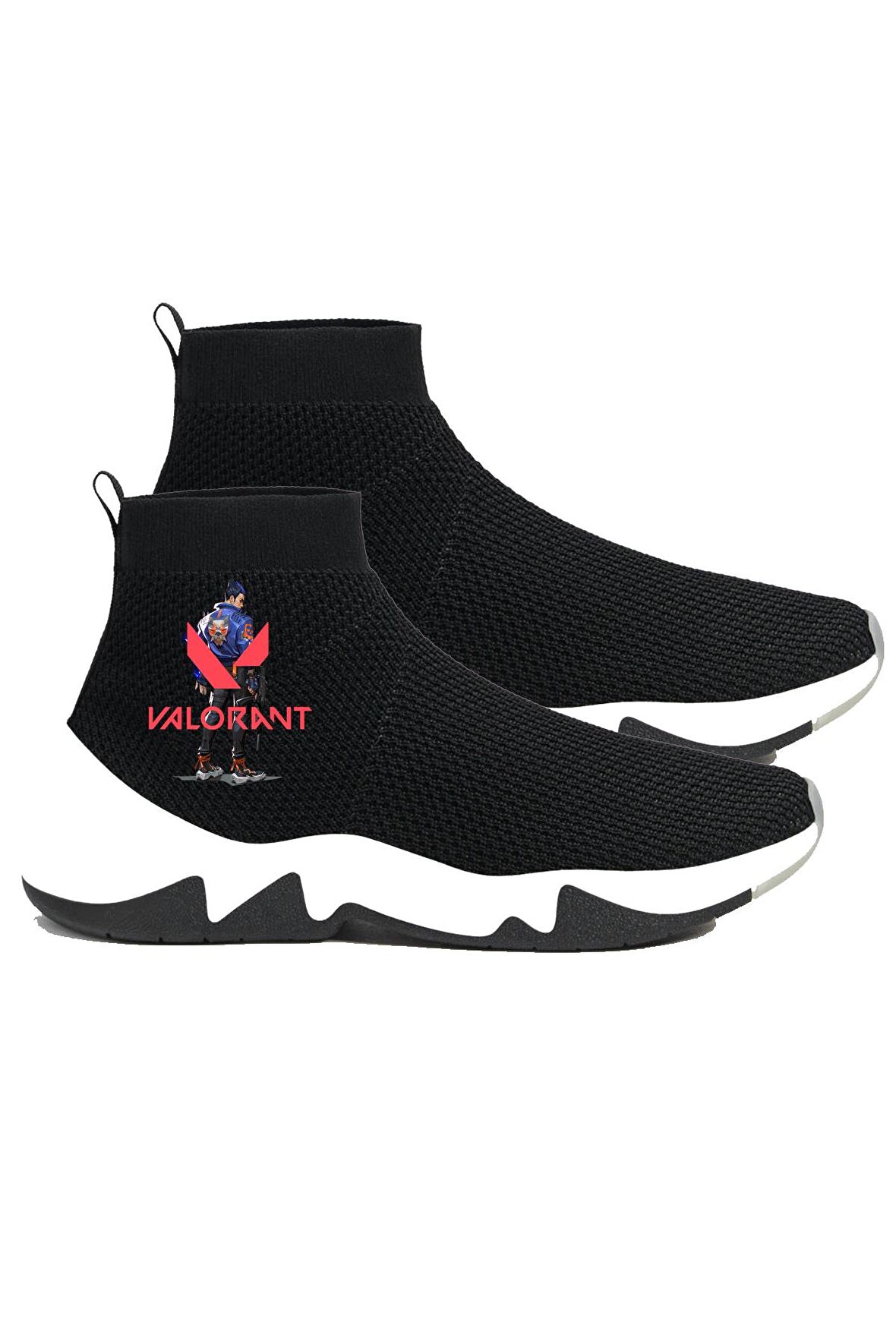 Valorant Çorap Design Sneaker Spor Ayakkabı 