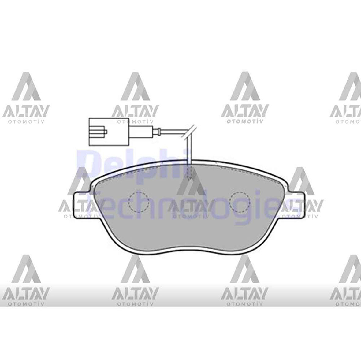 FREN BALATA LINEA 07= / COMBO D 12= / DOBLO 10= /  BRAVO II 06= (BÜYÜK TİP) TEK FİŞLİ ÖN