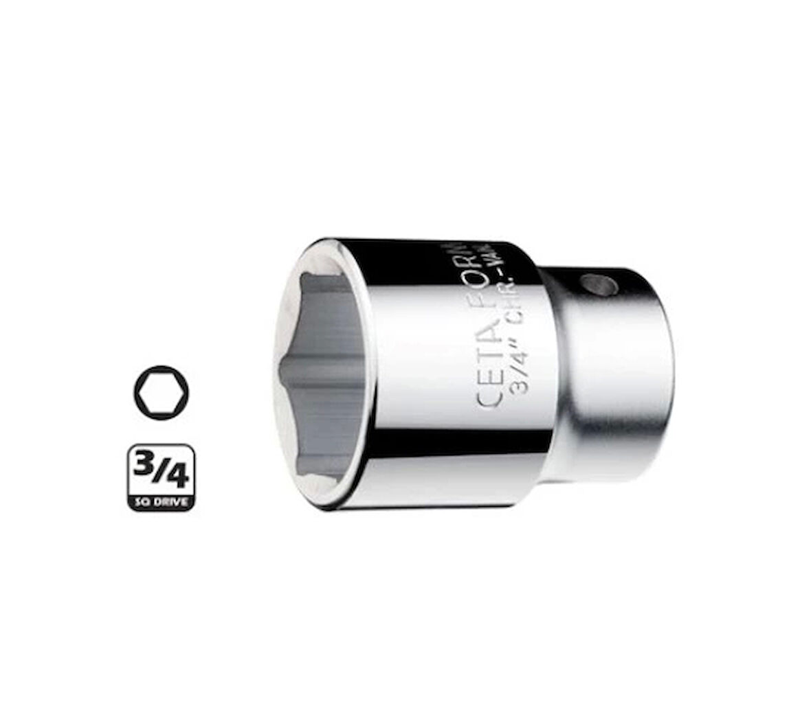 Ceta Form Ceta 3/4'' 6 Köşe Lokma 36 Mm-c32 H36