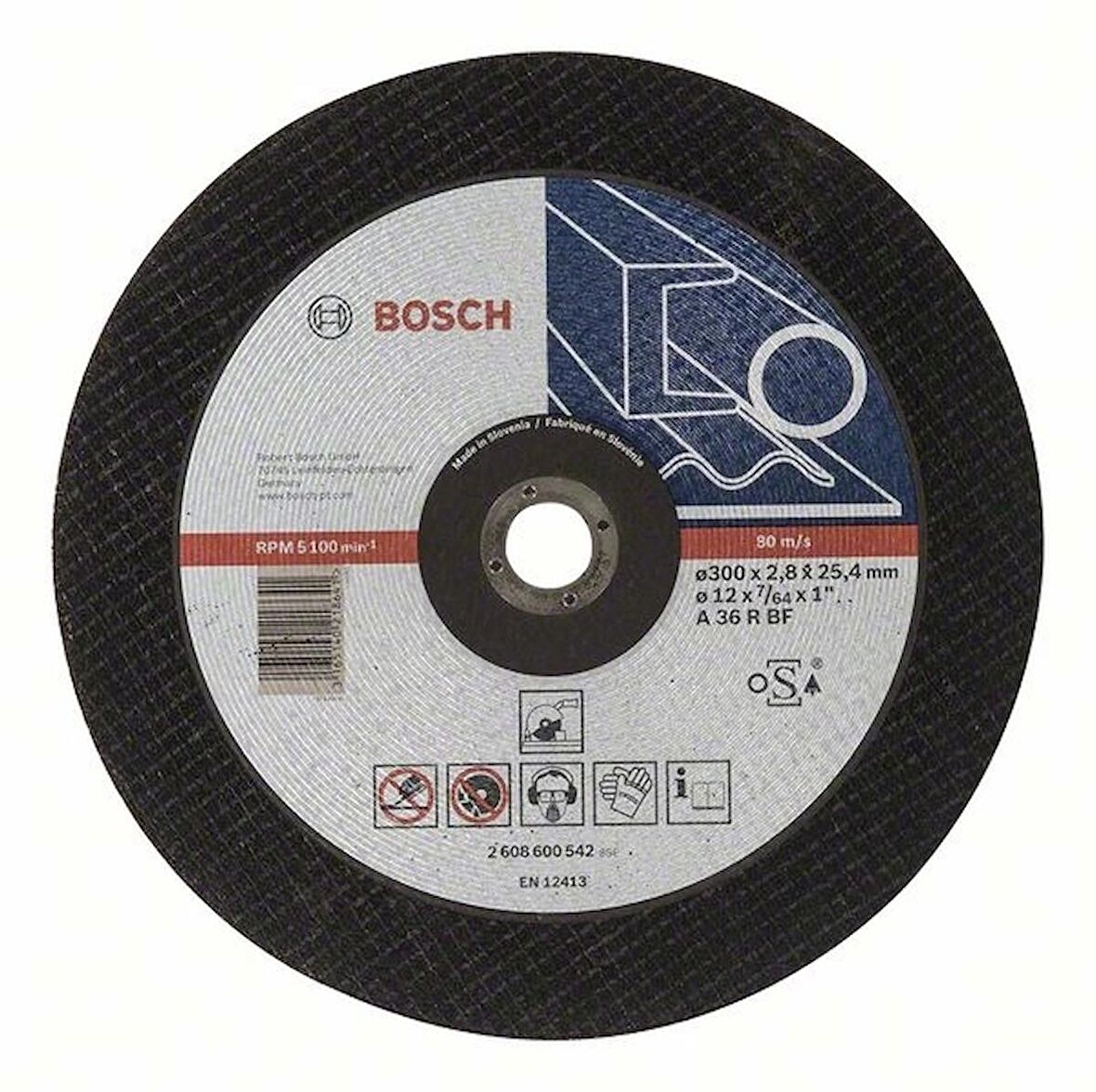 Bosch 300x25.40x2.8 mm Expert For Metal Düz Kesme Diski - 2608600542