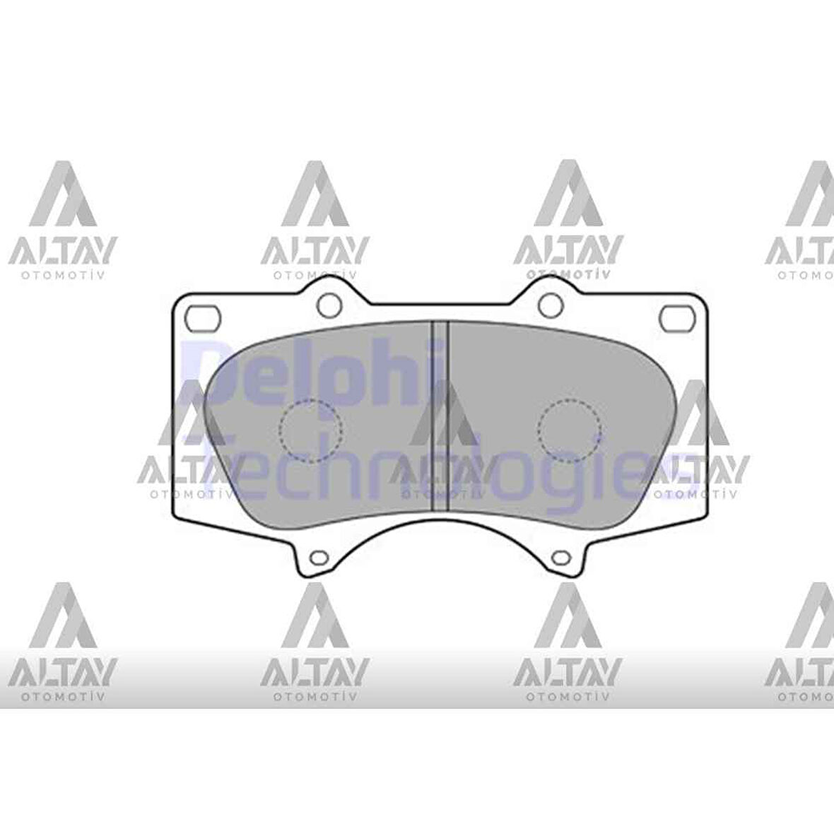 FREN BALATA HILUX REVO 15= / PAJERO 07= / HILUX 05-08 / LAND CRUISER 02-08 ÖN