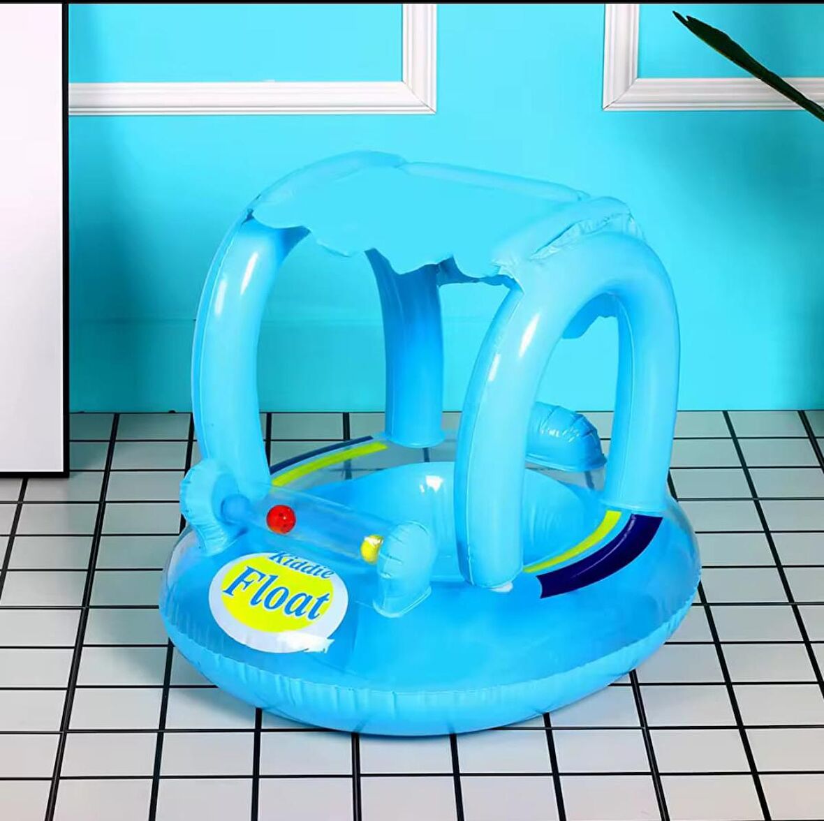 Sekk O Bebek bebek yüzme daire havuz şamandıra yüzme simidi plaj havuzu parti oyuncakları simit