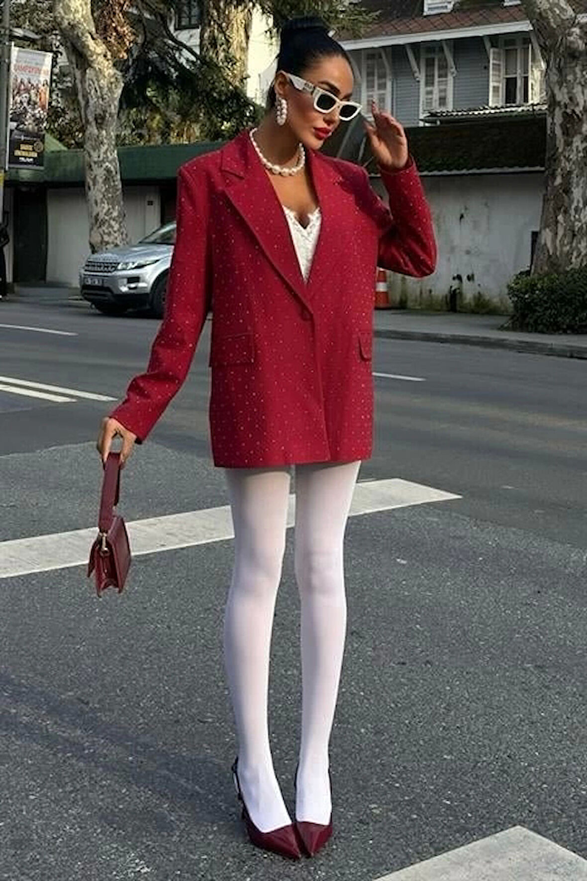 Taş Detaylı Premium Blazer Ceket 6122