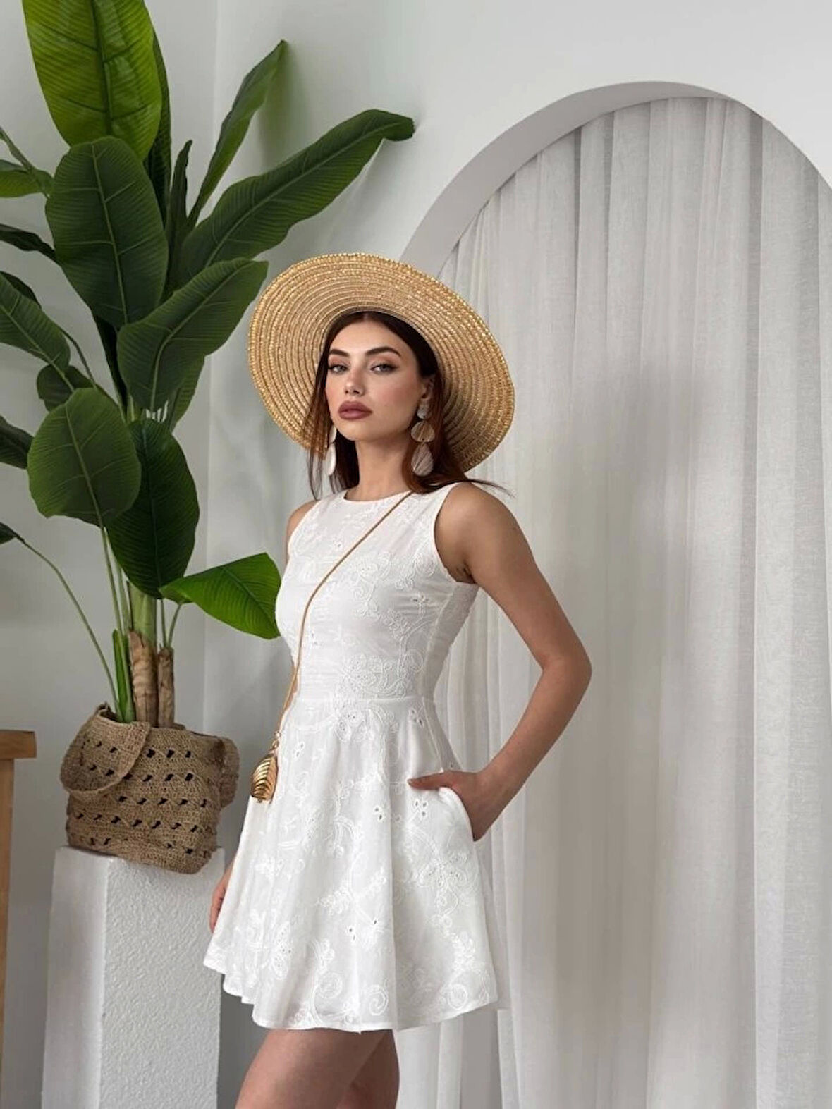 Vess Cep Detaylı Elbise