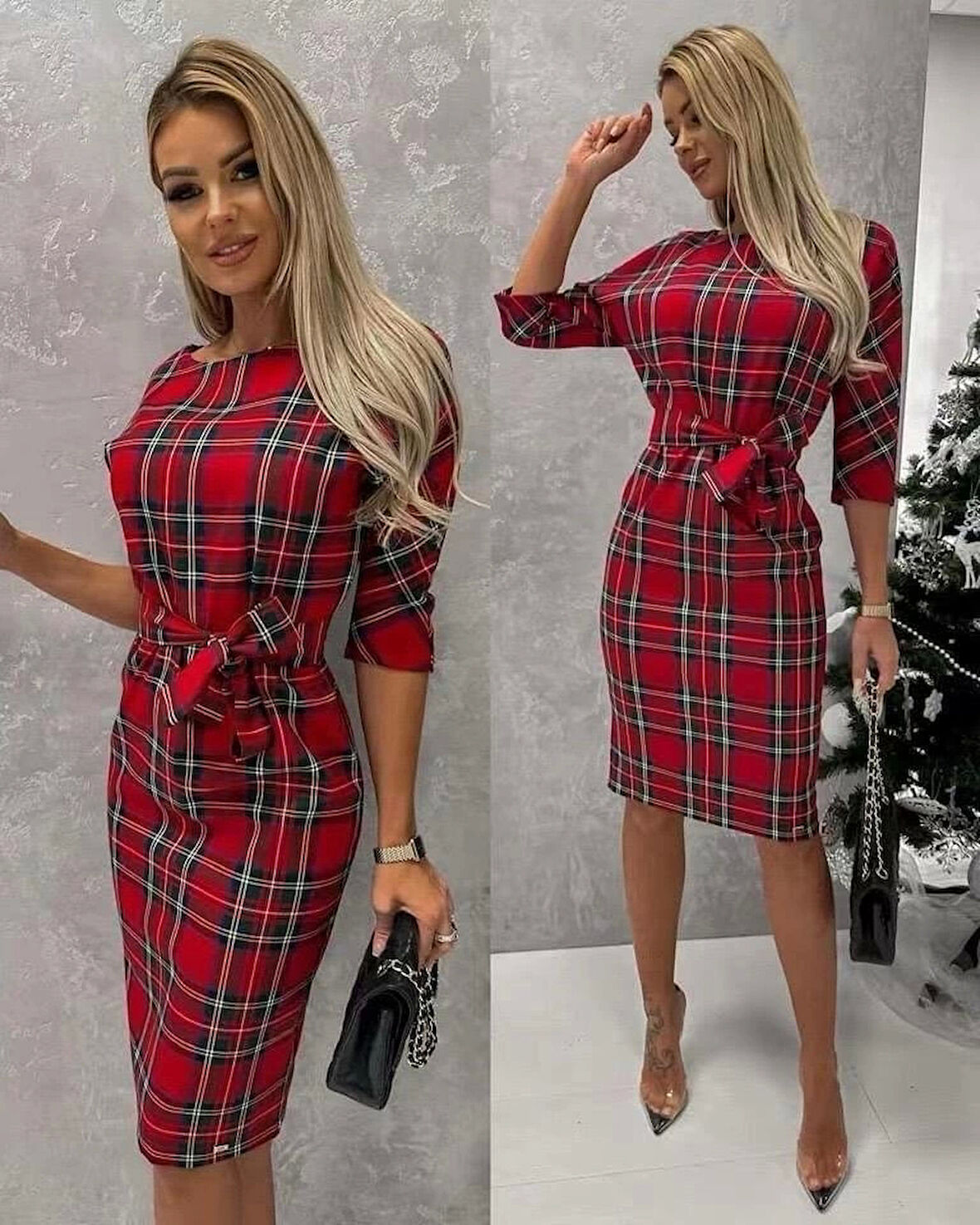 Kadın Dalgıc Kumaş Djıtal Baskılı Elbıse