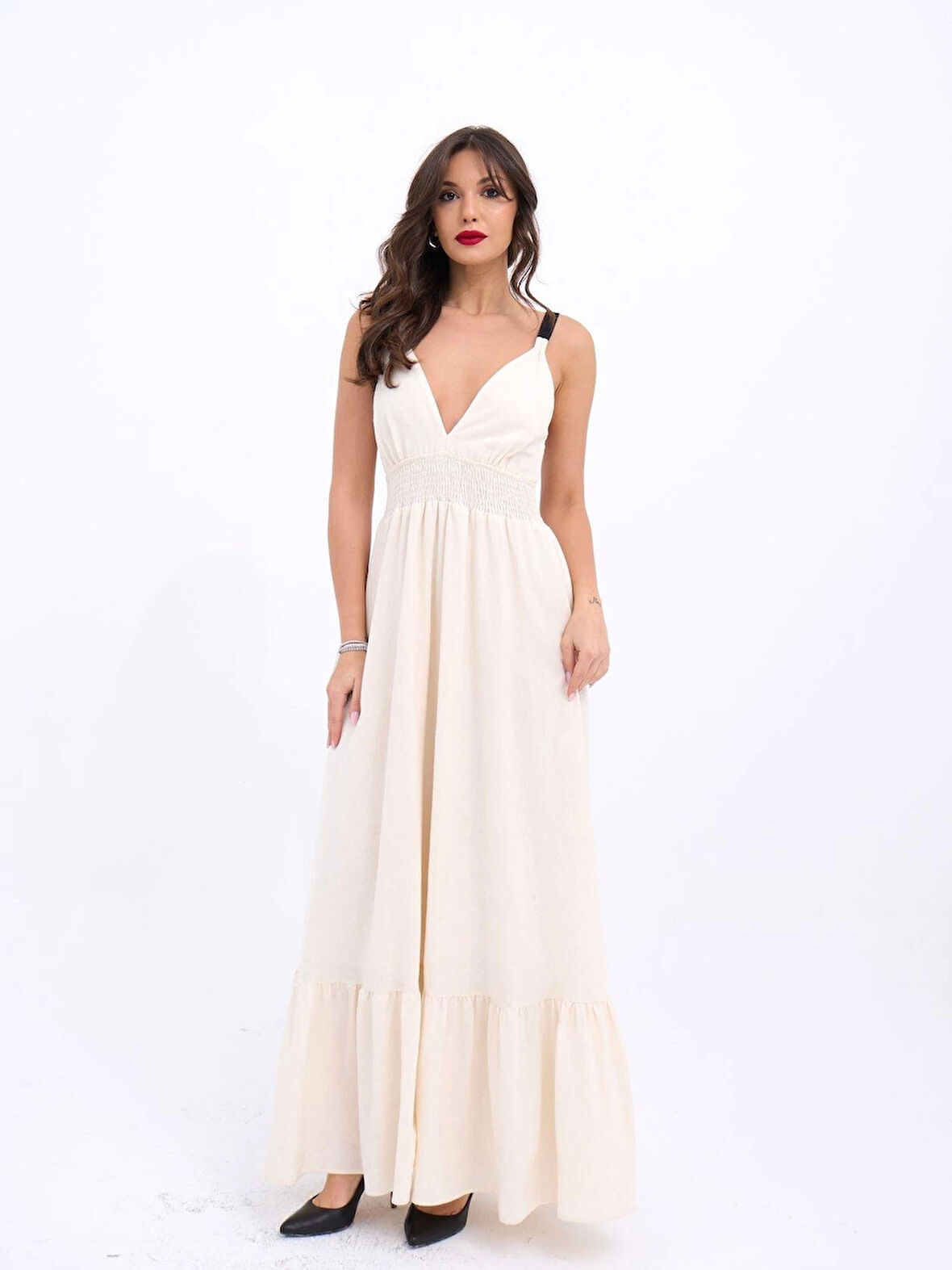 6976 ELBİSE-BEJ