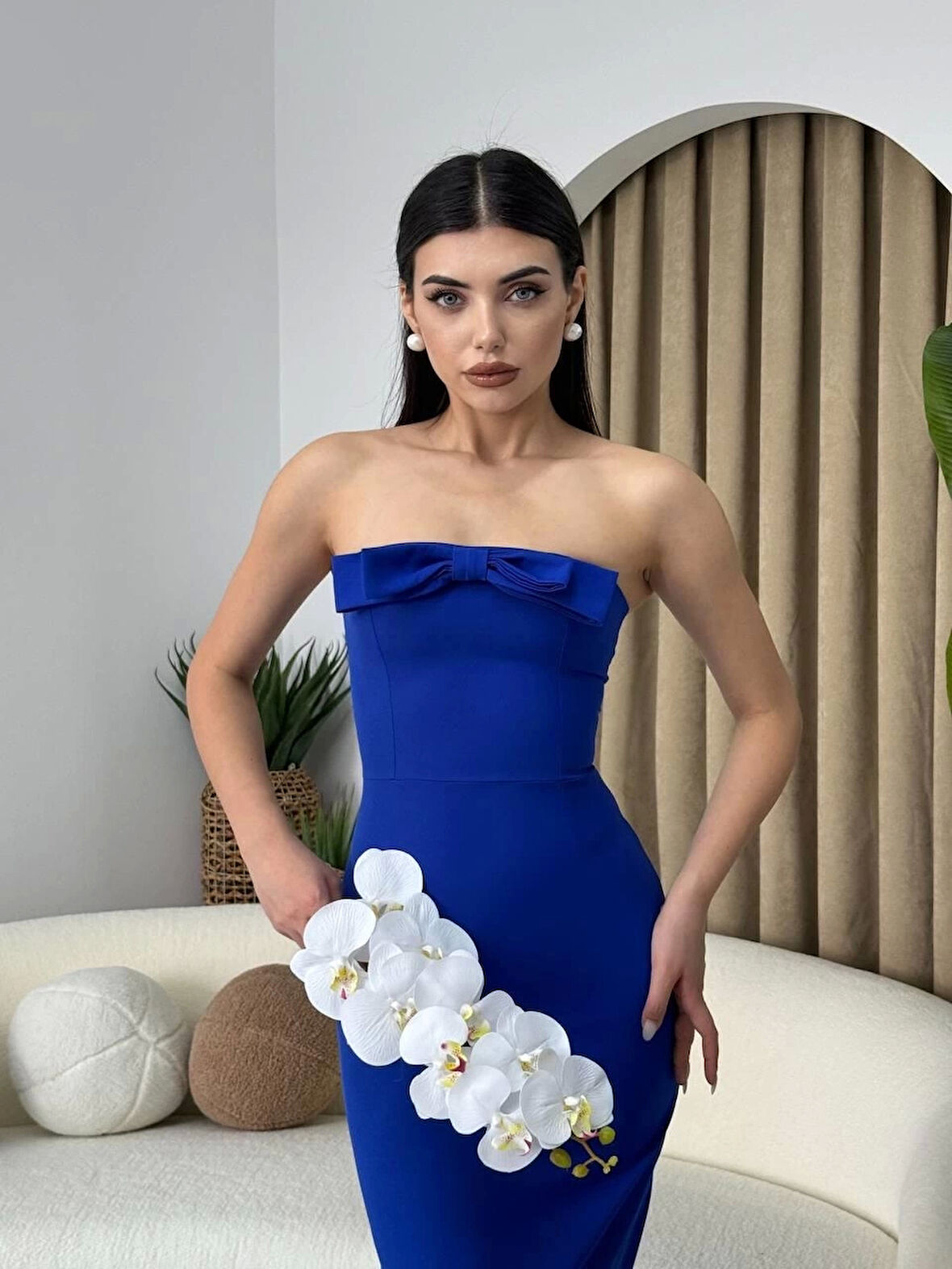 ÖNÜ KURDALELİ KAELM ELBİSE