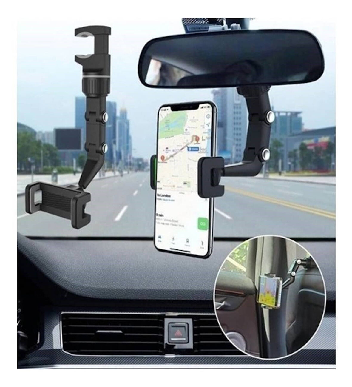 Multi Süper Telefon Tutucu 360 Derece Döner