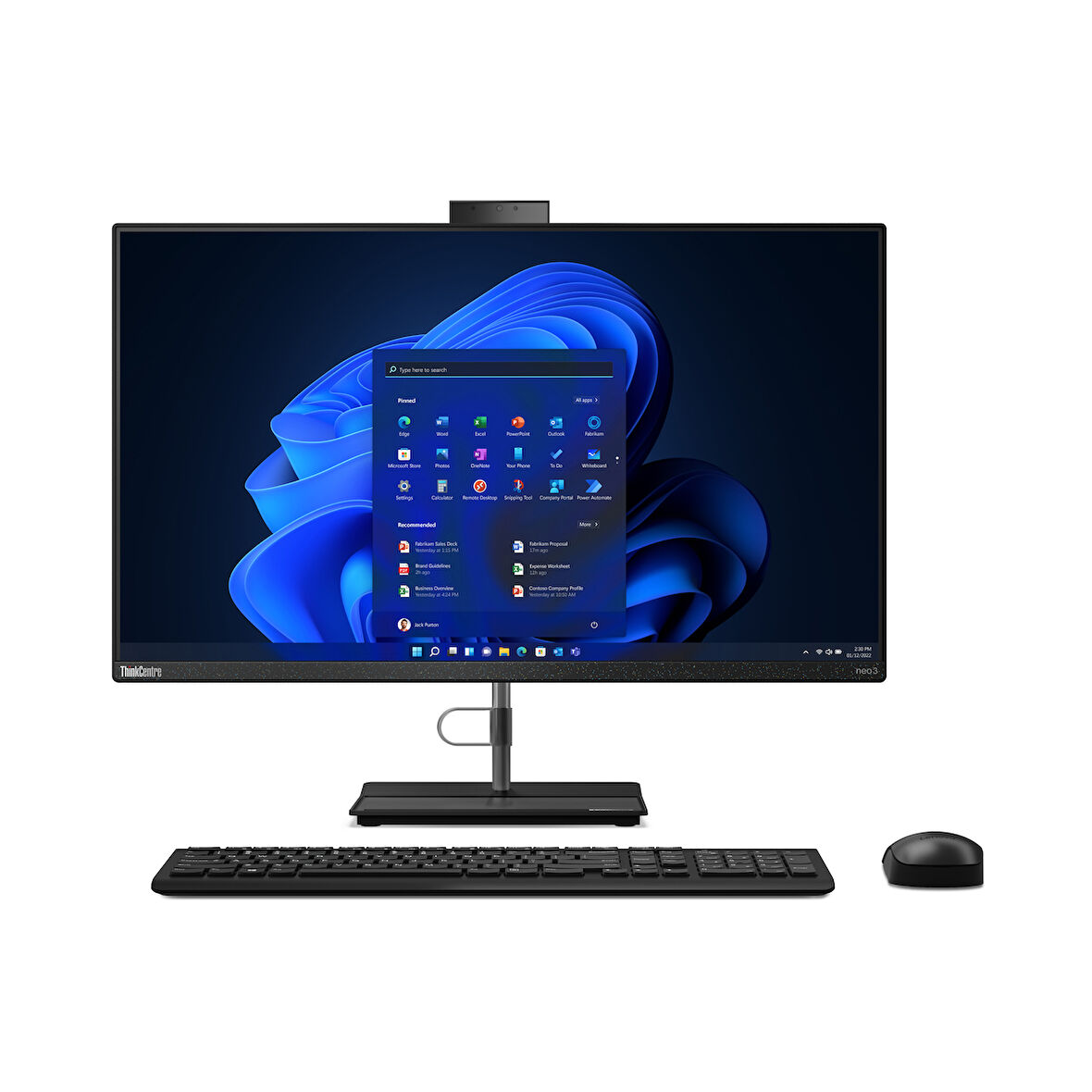 Lenovo NEO 30A-27 i5-12450H 16 GB RAM 512 GB SSD AIO Windows 11 Pro 12CBA00RTR Zi700