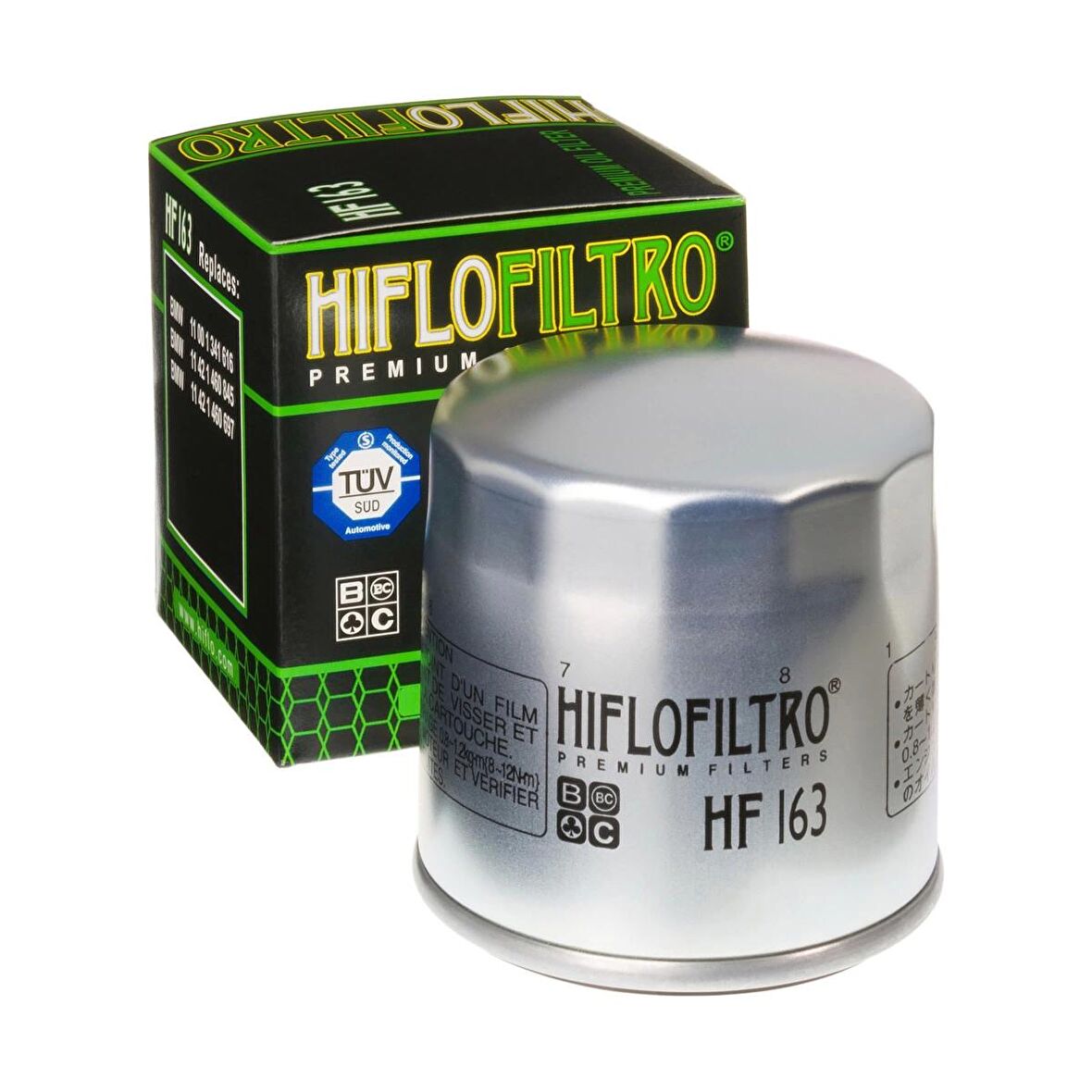 Bmw (R 1100 R 95-01) (R 1100 RT 96-01) Hiflo HF163 Motor Yağ Filtresi