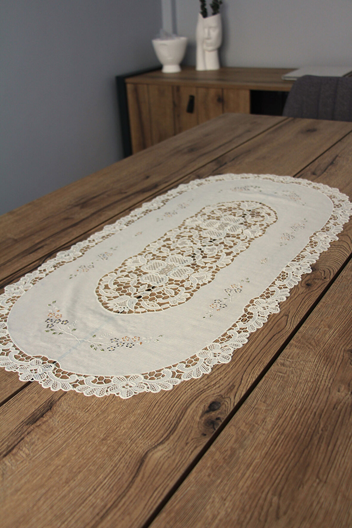 Pvc Runner Ve Sehpa Üstü Servislik 80 cm x 40 cm