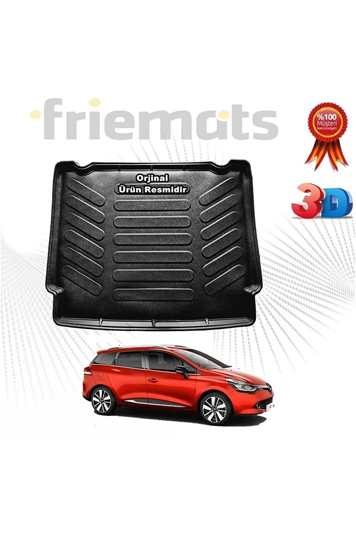 Renault Clio 4 Stw 3d Bagaj Havuz Paspası 2013-2020 Arası