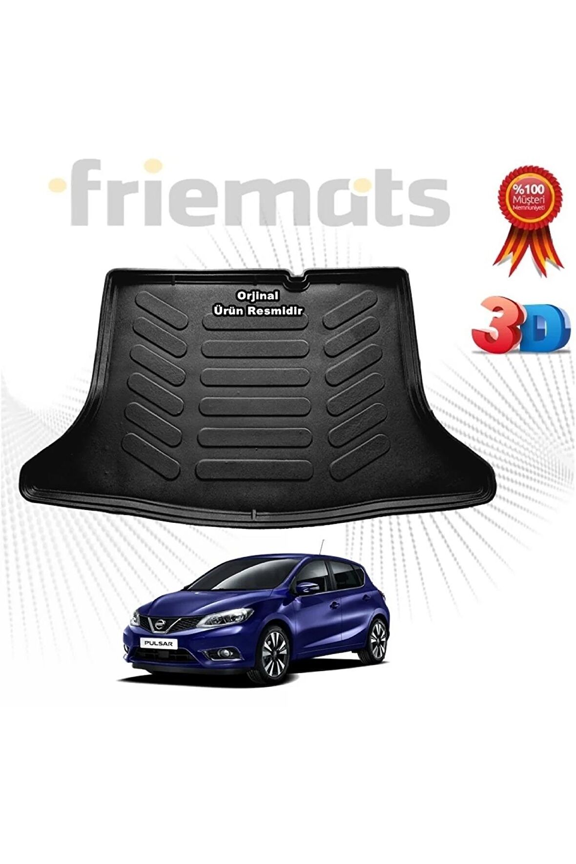 Nissan Pulsar 3d Bagaj Havuz Paspası 2015-2020 Arası
