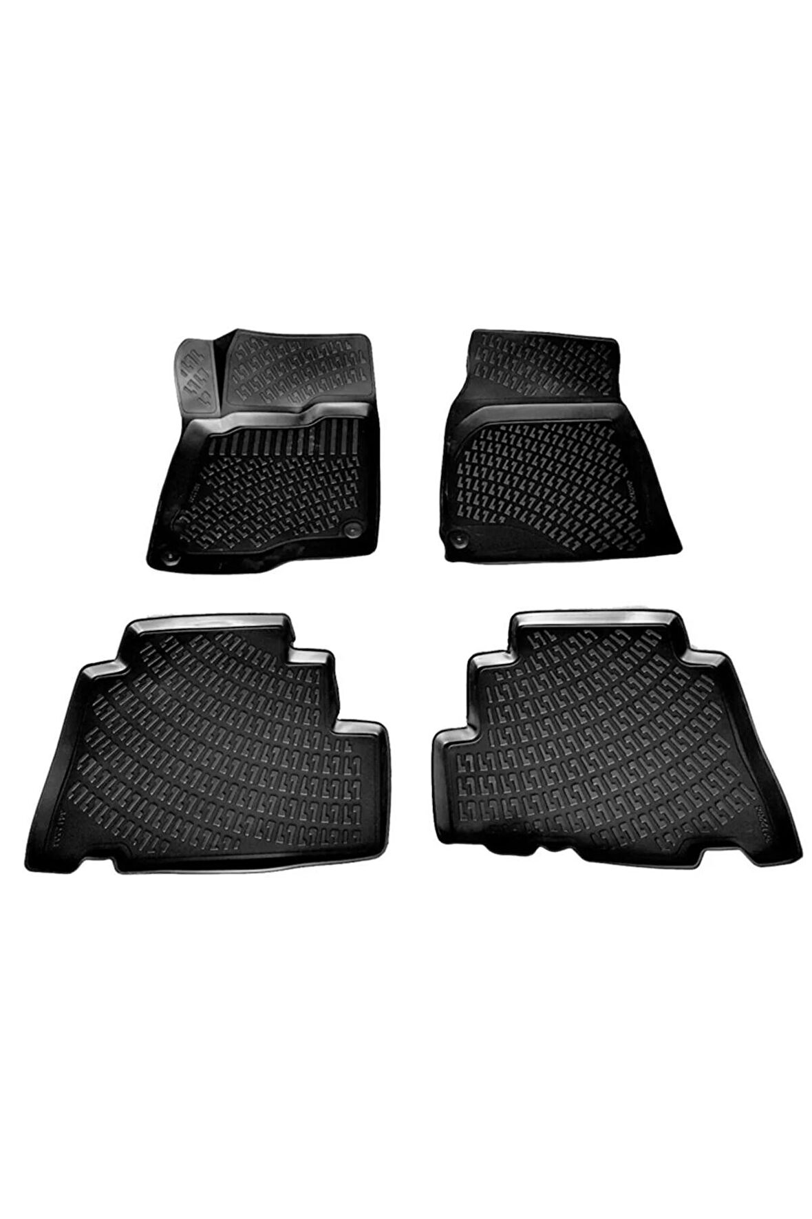 Chevrolet Captiva 3d Paspas Havuzlu Siyah 2007 - 2014 Arası 4 Parça Set