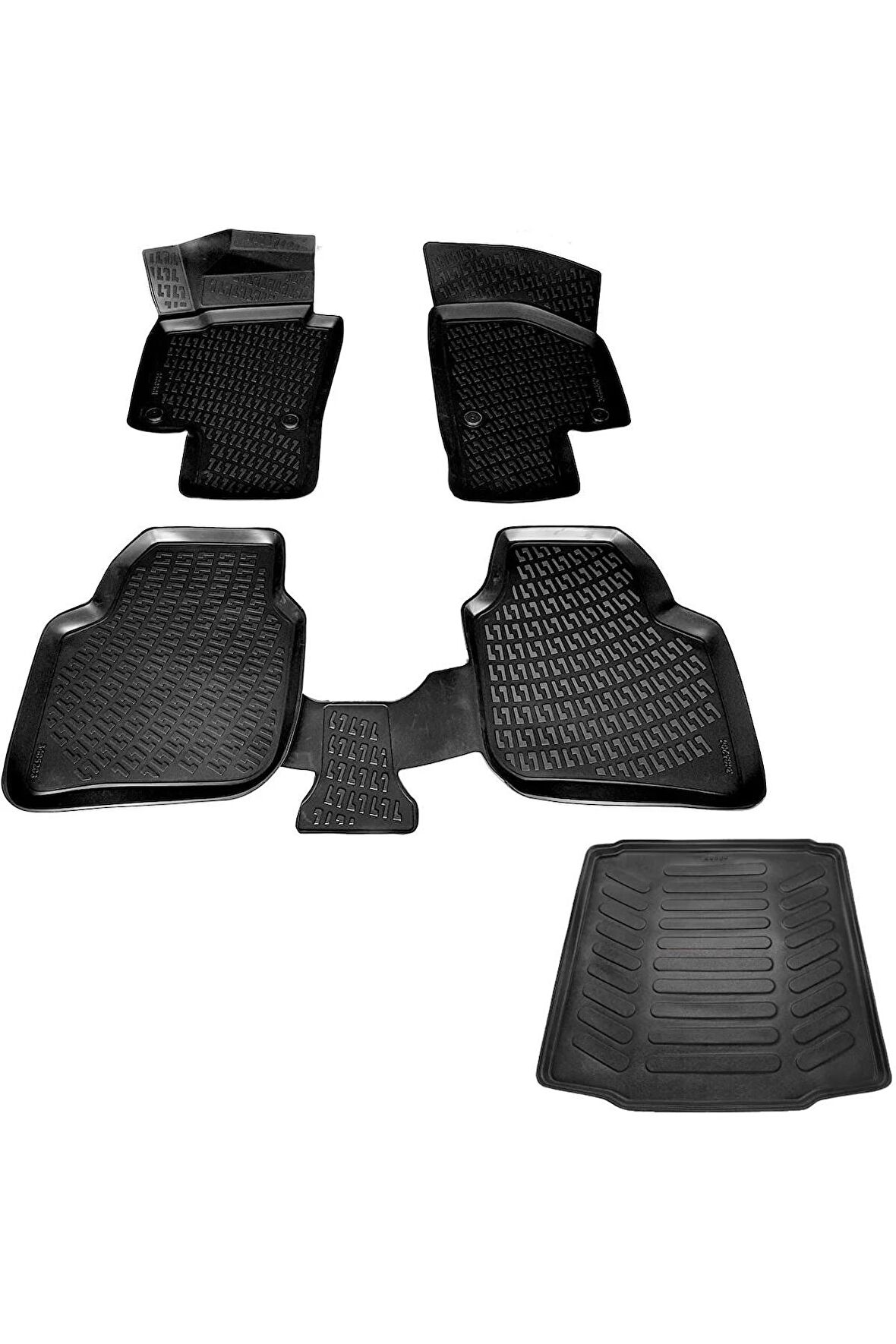 Skoda Süper B 3d Havuzlu Paspas + 3d Bagaj Havuzu 2008-2014 arası