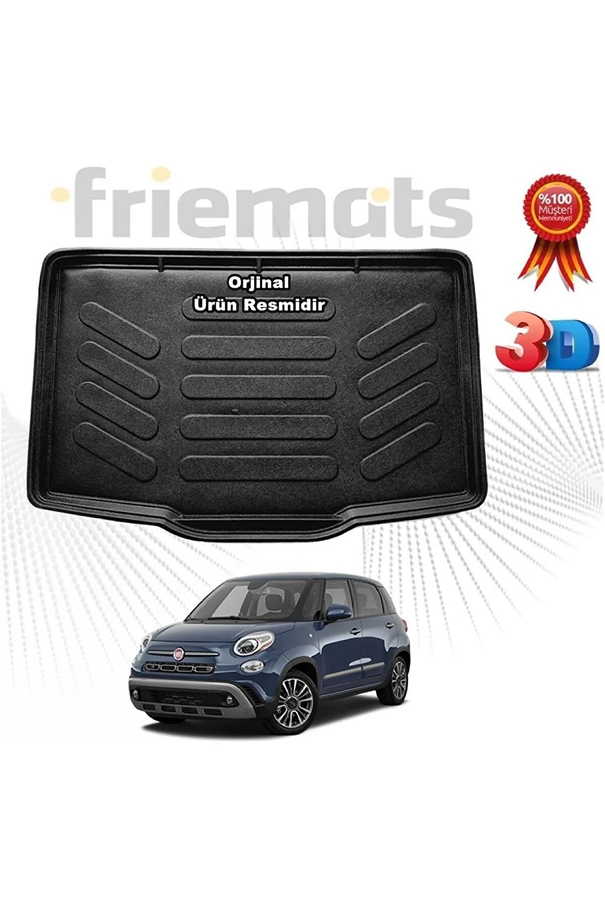 Fiat 500l 3d Bagaj Havuz Paspası 2013-2020 Arası