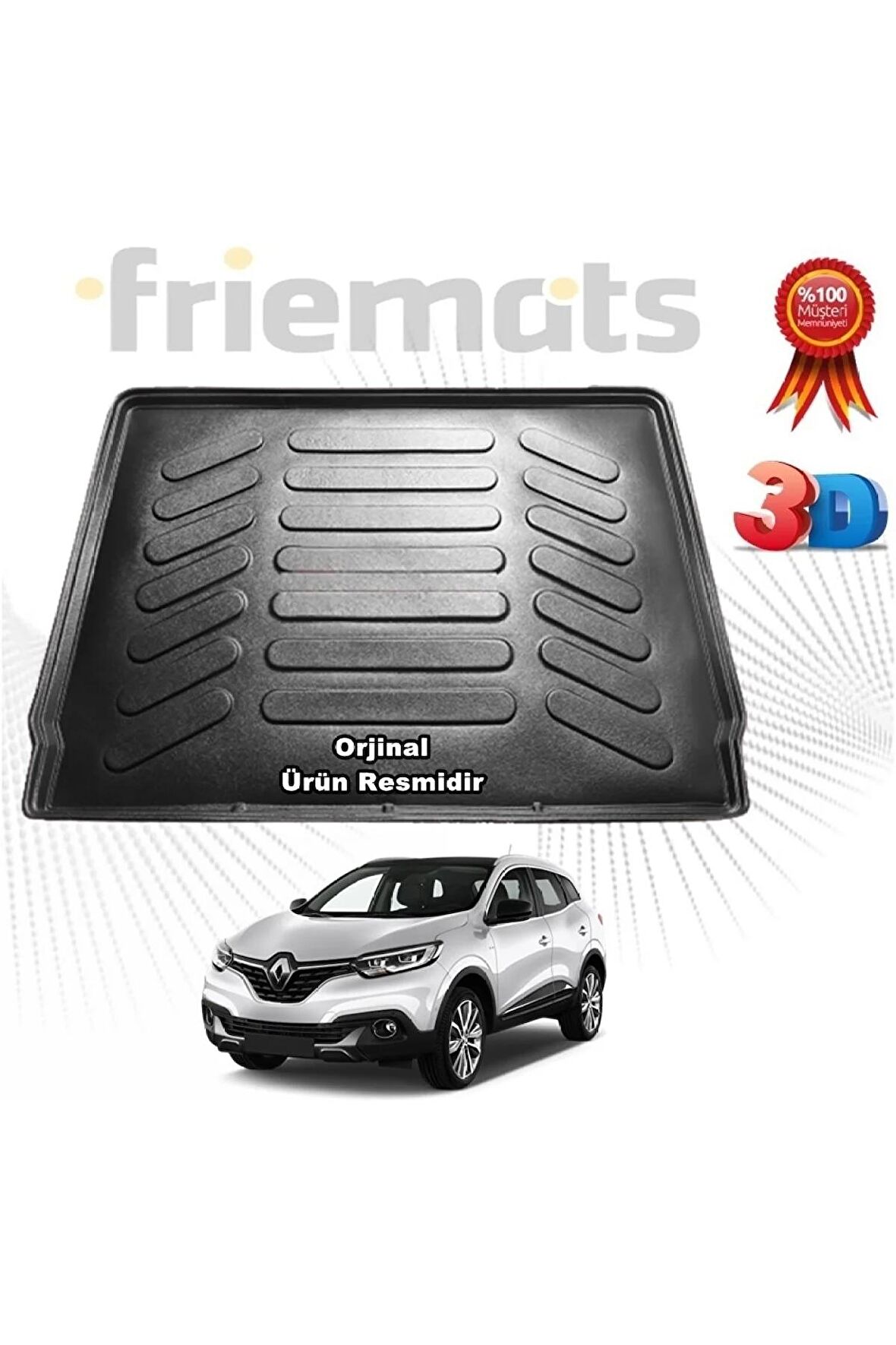 Renault Kadjar 3d Bagaj Havuz Paspası 2015 Sonrası