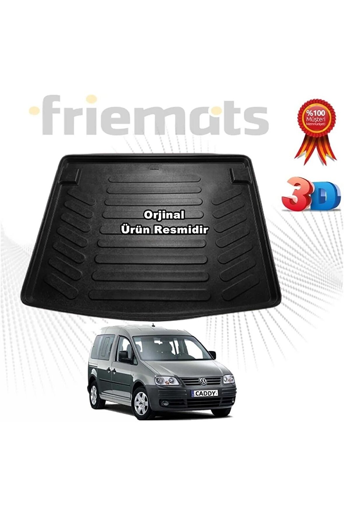 Vw Caddy 3d Bagaj Havuz Paspası 2004-2010 Arası
